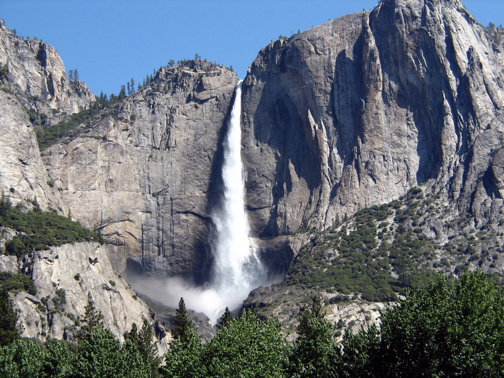 Upper and Lower Yosemite fall
