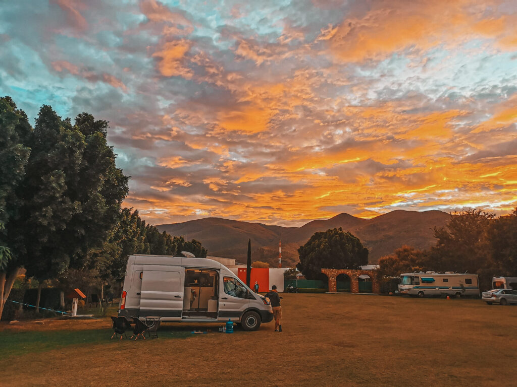 RV campground in Mexico